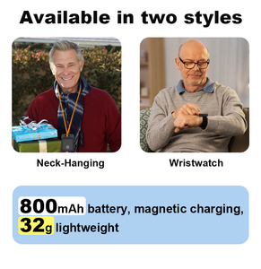 Traqueur GPS avec détecteur d'alarme de <span class=keywords><strong>chute</strong></span> App Bouton de dispositif d'alerte d'urgence pour collier personnel de personnes âgées Bouton d'appel 4G - Product Image 3