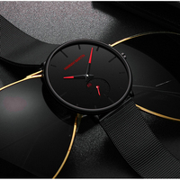 Jam Tangan Pria Hannah Martin 1240 Anti Air Trend Korea Versi Terbaru Fashion Kasual Second Hand Tali Baja Mesh Quartz