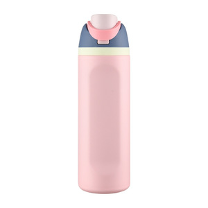 DD4506  2 in 1 Botol Minum Tahan Panas Kapasitas Besar dari Baja Anti Karat, Tumbler, Mug Perjalanan, Botol Air Olahraga Portabel untuk Aktivitas Luar Ruangan - Product Image 1