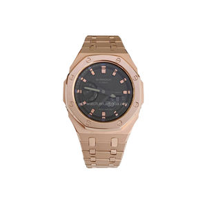 Prix de gros OEM Sandblast Brillant en acier inoxydable 316L Mod Kit Montre Boîtier et bracelet en métal pour Oak <span class=keywords><strong>G</strong></span> Shocking Ga2100 Part - Product Image 4