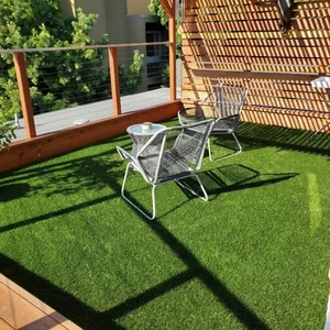 <span class=keywords><strong>Tapis</strong></span> de gazon artificiel décoratif imperméable pour jardin meilleure qualité pour jardin ou terrain de sport - Product Image 5