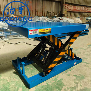 Plataforma Elevadora de Tijera Eléctrica Hidráulica Bozhong, Capacidad de Carga de 500 kg, Modelo HT200-300, Altura de Elevación de 0.5-10 m para Almacén - Product Image 1