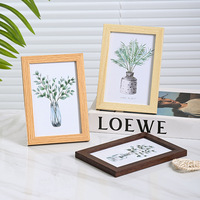 TX10244 Bingkai Foto Kayu Buatan Tangan Sederhana untuk Digantung di Dinding Ukuran 5-10 Inch A4 Model MDF1512 Grosir