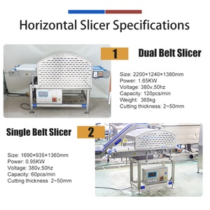 Horizontal <b>Vegetable</b> <b>Slicer</b> Machine Eggplant Cucumber Cross Slicing Machine - Product Image 2