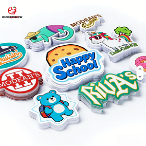 EMBERBOW Cartoon Vinyl Stickers Irregular Shape Durable Digital Printing Gift Craft <b>Labels</b> Custom Order Available - Product Image 1