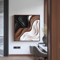 Décoration d'intérieur 3D, design abstrait moderne, art mural écologique, impression numérique, papier aquarelle, peinture en porcelaine cristalline
