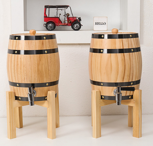 Fabbrica personalizzata grande capacità barili solidi bar tavolo oka legno botti di <span class=keywords><strong>vino</strong></span> - Product Image 6
