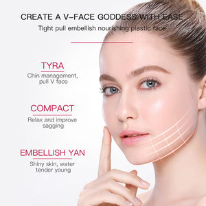 Máscara de Estiramiento Facial de Un Solo Uso al por Mayor, Tamaño de Viaje, Banda Reductora de Papada de Algodón, Vendaje Adelgazante con Ingredientes de Colágeno - Product Image 5