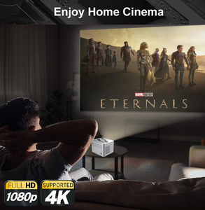 Proyector Sp-Lsp3Blaxxl <span class=keywords><strong>Freestyle</strong></span> Home Mini con Google <span class=keywords><strong>TV</strong></span>, Android 11, Tiro Corto Vertical Pequeño, 1080P, Repuestos, 4K, Descuento - Product Image 4