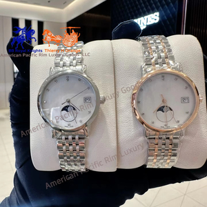 Montre-bracelet automatique de luxe Longnes pour hommes et femmes, design simple, mouvement à quartz, logo personnalisé, montre tendance, vente en gros directe - Product Image 1