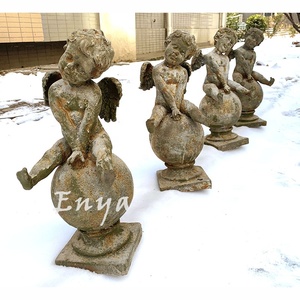 Tuin Ornament Cherub Fee Slapende Gietijzeren Engel Garten Metalen Ijzeren Handwerk Beeld Sculptuur Terras Buiten - Product Image 6