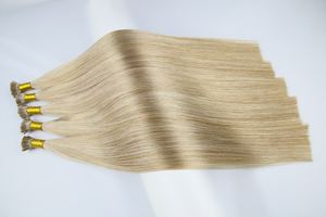 เคราตินต่อผมมนุษย์ผมต่อปลายแหลม I <span class=keywords><strong>V</strong></span> U Y ผมต่อผมมนุษย์แบบธรรมชาติผมคนยุโรปแบบ100% - Product Image 4