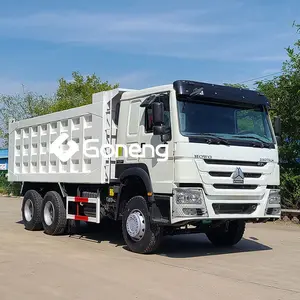 Heavy duty 10 roues camion à benne basculante 20 25 30 tonnes sinotruk utilisé howo sable benne camion prix pour vente