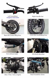 Nouveau Pit Bike 150cc <span class=keywords><strong>Moto</strong></span> Vente en Gros Chine <span class=keywords><strong>Cross</strong></span> Bike Essence Dirt Bike - Product Image 5