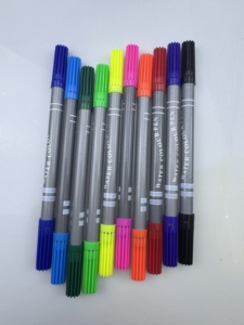 Juego de Rotuladores de Doble Punta para Caligrafía, Pintura, Graffiti, Acuarela, 10 Colores, Rotuladores de Dibujo Artísticos de Fieltro, Plástico - Product Image 4