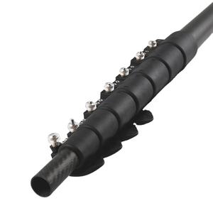 Hochwertige Teleskop-Kohle faser stange Kohlefaser-Teleskop 6ft-65ft Pol klemme Kohlefaser-Teleskops tange - Product Image 3