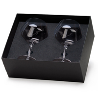 Énormes boîtes à vin de luxe ensemble de verre à whisky emballage de boîte-cadeau avec logo personnalisé