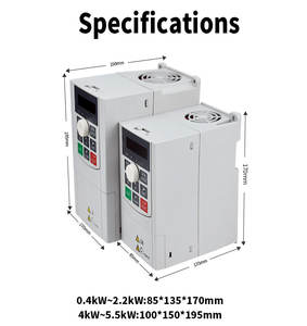 0.75kw 1.5kw 2.2kw 3KW 4KW 5.5KW 7.5KW 11KW 15KW 380v Frekans Dönüştürücü AC İnverter Motor Sürücüsü - Product Image 2