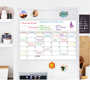 <span class=keywords><strong>Tableau</strong></span> blanc en fer direct d'usine de 0.6mm avec support adhésif Installation facile et douce pour mémo familial/babillard - Product Image 3