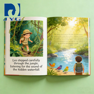 <span class=keywords><strong>Livre</strong></span> éducatif pour enfants personnalisé avec couverture rigide, papier offset, impression recto-verso, reliure spirale, gaufrage couleur - Product Image 2