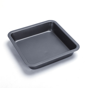Square Baking Pan Carbon Steel Non Stick Cake Mold Household Kitchen Baking Tool Black Square Shape - Product Image 3