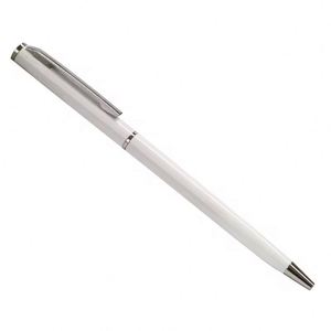 Aluminum Slim Metal Ballpoint <b>Pen</b> High Quality Classic Design Custom Logo Printing Black Hotel Promotional Gift - Product Image 1