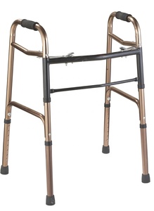 Deambulatore Pieghevole in Alluminio Leggero di Grado Medicale con Sedile AOLIKE Certificato CE ISO UKCA per Riabilitazione Adulti - Product Image 3
