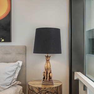 <strong>Leopard</strong> Polyresin Animal Table <strong>Lamp</strong> for Reading Room or Bedroom Desk <strong>Lamp</strong> Gold Color Home Decoration Night <strong>Lamp</strong> for Bedroom - Product Image 4
