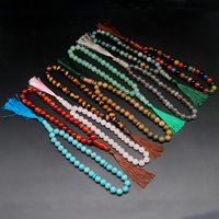 Vente chaude Religieux Tasbih Prière Bracelet Naturel Jade Pierre Musulman Islamique Chapelet Perlé Gland Bracelet Cadeau