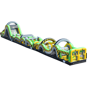 Người lớn và trẻ em ngoài trời hoặc trong nhà tùy chỉnh lớn ngoài trời trở ngại Inflatable khóa học để bán - Product Image 1