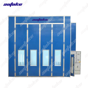 Sang trọng 8m * 5.4m * 3.4M ô tô phun gian hàng DIESEL sưởi ấm xe sơn lò với hệ thống chiếu sáng LED - Product Image 5