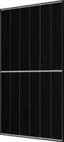 Cadre noir argenté pour panneaux photovoltaïques monocristallins bifaciaux et monofaciaux demi-cellules de type N 620W-640W