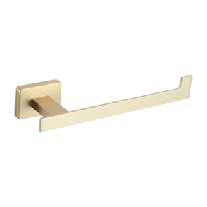 Set di 6 <span class=keywords><strong>Accessori</strong></span> per Bagno in Oro Spazzolato, Design Quadrato, Montaggio a Parete - Product Image 4