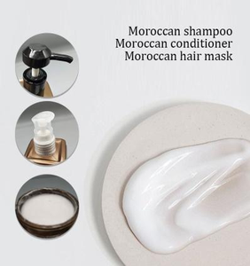 Set de Champú y Acondicionador de Aceite de Argán Orgánico Marroquí Personalizado al por Mayor para Hombres y Mujeres, Reparación del Cabello, Suavidad, Brillo y Cuidado Hidratante - Product Image 5