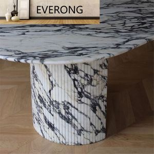 Nouvelle conception, table rectangulaire en béton de luxe à prix abordable, pour la maison, la salle à manger, le <span class=keywords><strong>restaurant</strong></span>, la cuisine, avec plateau en marbre - Product Image 2