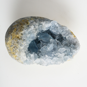 Số lượng lớn bán buôn màu xanh celestite pha lê geodes Xanh <span class=keywords><strong>Celestine</strong></span> geodes Cụm - Product Image 3