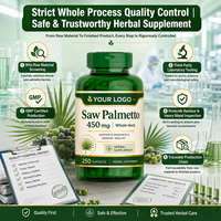 Complément alimentaire pour la prostate des hommes adultes certifié GMP, bien-être masculin quotidien, confort urinaire, capsules d'herbe de palmier nain 100% naturelles, améliore la santé