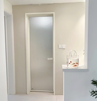 Puertas Interiores de Vidrio con Privacidad, Resistentes a la Humedad, de Aluminio, con Estructura Estable y Diseño Duradero, Garantía de 5 Años para Hoteles y Apartamentos