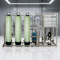Système de filtration d'eau pure RO 250 LPH avec pompe, osmose inverse pour usage commercial, réservoir FRP, garantie 1 an, modèle 4040
