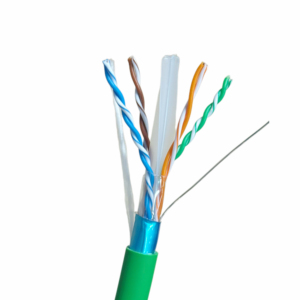 Sanyuan เสื้อแจ็กเก็ต PVC LSZH พร้อมกล่องพลาสติก23AWG CCA แบบดึง <span class=keywords><strong>CAT6</strong></span> 8ตัวนำ - Product Image 4