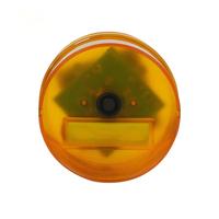 Feu de signalisation solaire pour poteau, balise clignotante LED avec batterie rechargeable pour garde-corps routier et chantier