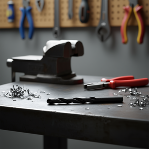 Foret hélicoïdal HSS 0,6 mm, longueur 24 mm, série courte noire pour perçage du métal - Product Image 3