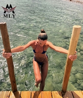 Mini micro bikini personnalisé MLY maillots de bain triangle dos nu maillot de bain taille haute pour femmes string maillots de bain