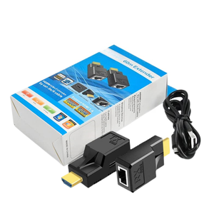 Mini-extendeur <span class=keywords><strong>HDMI</strong></span> 60M sur câble réseau Cat6 LAN Ethernet, répéteur <span class=keywords><strong>HDMI</strong></span> vers <span class=keywords><strong>RJ45</strong></span> 1080P, <span class=keywords><strong>transmetteur</strong></span> de signal sans perte - Product Image 6