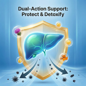 Formule Naturelle, Chardon-Marie, Curcuma, <span class=keywords><strong>Vitamine</strong></span> <span class=keywords><strong>D</strong></span>, Complément Double <span class=keywords><strong>D</strong></span>étoxifiant pour le Foie, avec Choline et <span class=keywords><strong>Vitamine</strong></span> E, Extrait <span class=keywords><strong>d</strong></span>'Eucalyptus - Product Image 3