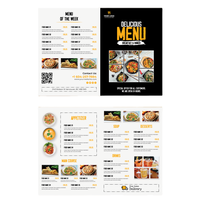 Impression numérique couleur personnalisée grand format pour affiches murales commerciales / brochures / dépliants / prospectus / menus, papier couché pour la promotion