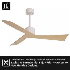 220v 52 Inch Inverter Iron 3 ABS Wooden Blades Dc Motor Big Large Remote Control <b>Ceiling</b> <b>Fan</b> - Product Image 6