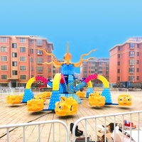 Manège Octopus Électrique pour Enfants, Attractions de Fête Foraine, Octopus Emotionnel à Vendre