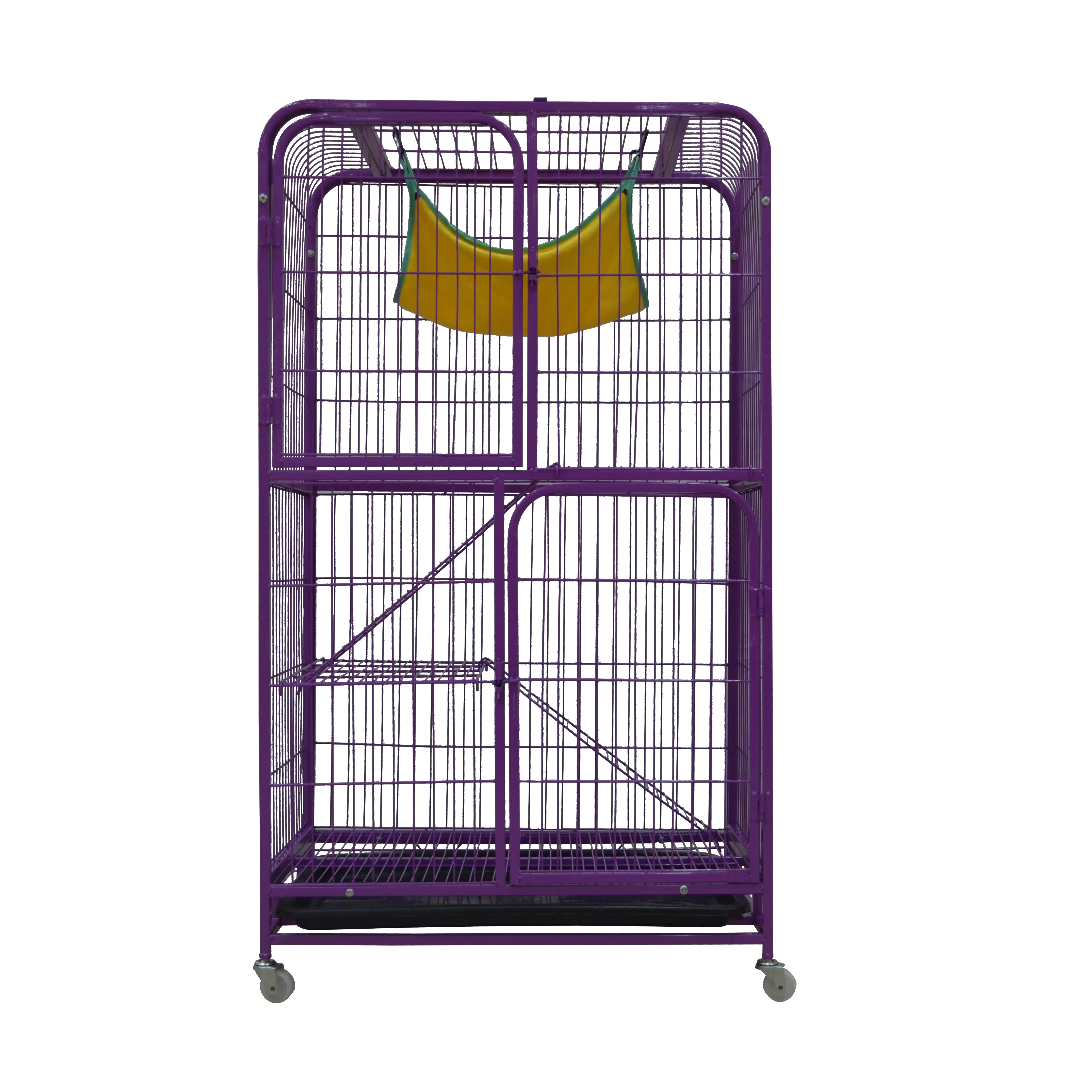 Zunhua Meihua Wholesale New Customizable color Cat Playpen/Cat Cage Includes 3 Adjustable Resting Platforms