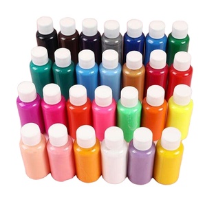 60ml 27 màu sắc chất lỏng gấu sơn trẻ em tự làm chất lỏng sắc tố nhuộm thời trang bạo lực gấu Acrylic sơn thạch cao vẽ tranh nghệ thuật vẽ - Product Image 1